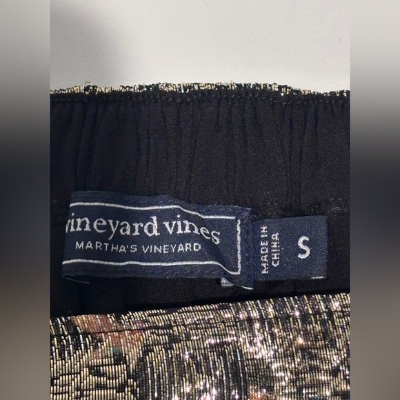Vineyard Vines Metallic Pleated Midi Skirt - Picture 4 of 7